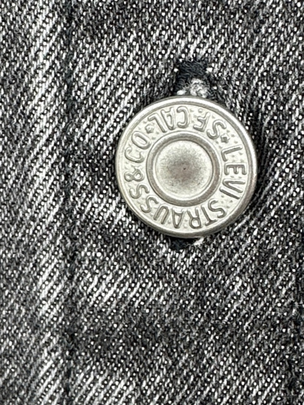 Levi's Women's Tuli Denim Mini Dress Size Large Black Stonewash '90s-Inspired - Picture 7 of 14